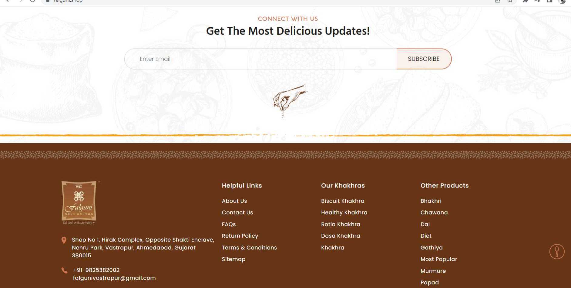 well-designed footer